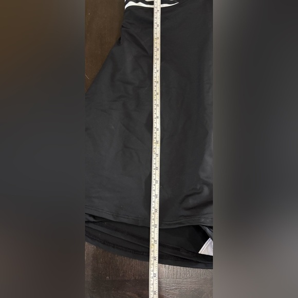 NWT Cocoship Black & White Striped Retro 60’s Swimdress Swimsuit Size 16 - Picture 10 of 12